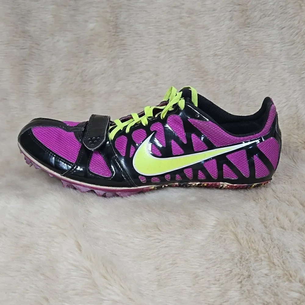 NIKE ZOOM RIVAL S TRACK AND FIELD SPRINT CLEAT SHOES, SIZE 9